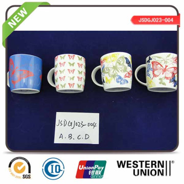 2015 New Design Exquisite Decal Coffee Cup